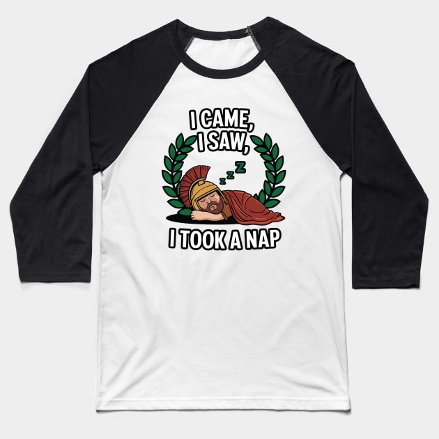 I Came. I Saw. Baseball T-Shirt by Impreanz